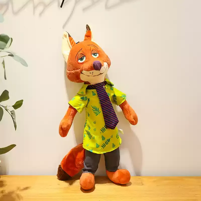 thumbnail image 1 of Muñeco de juguete de dibujos animados de Nick Wilde, Judy Hopps, personaje de Zootopia de Disney de 40 a 60 cm, regalo de cumpleaños y Navidad para niños y amigos, 1 of 5