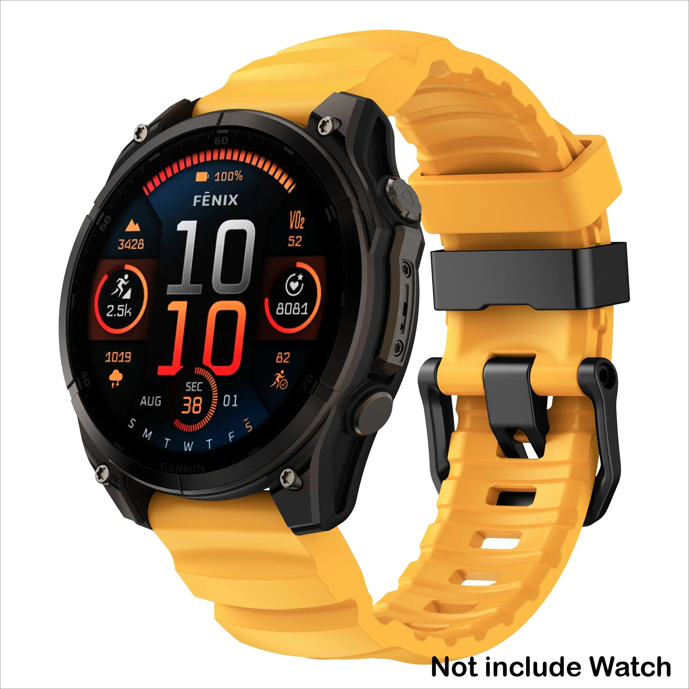 Premium Silicone QuickFit Watch Strap - 26mm/22mm - Universal Fit