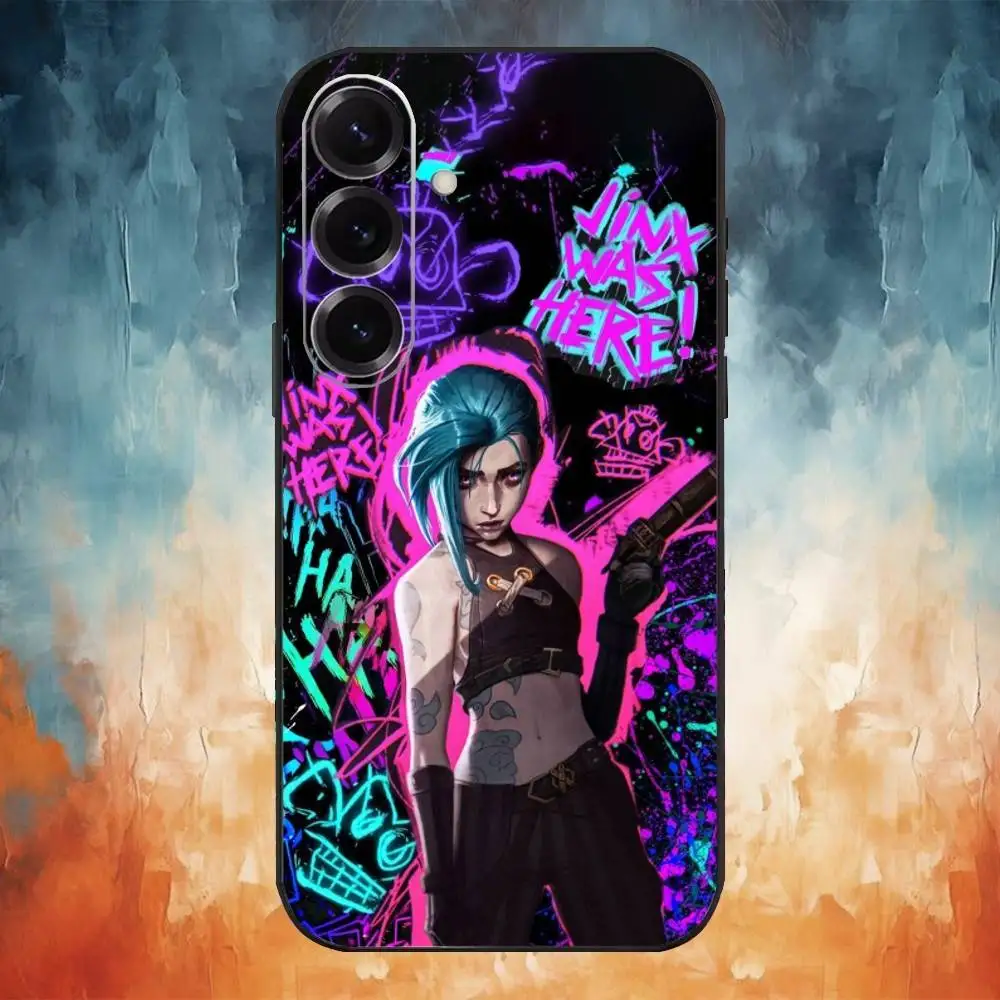 Arcane Jinx Soft Black Phone Case