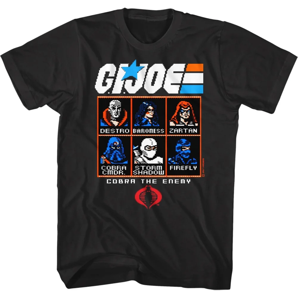 Gi Joe A Real American Hero Commodore 64 T-Shirt Da Gioco