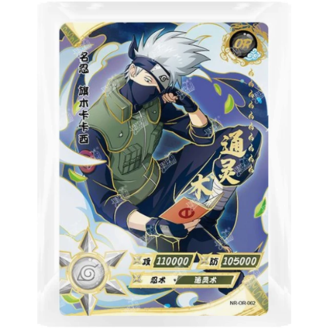 Naruto Kakashi Hinata ou Series Bronzing Collection Cartas