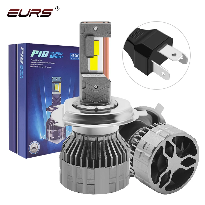 EURS-H7-H4-Canbus-LED-Headlight-High-Power-H1-H11-H8-H9-HB4-HB3-9005 ...