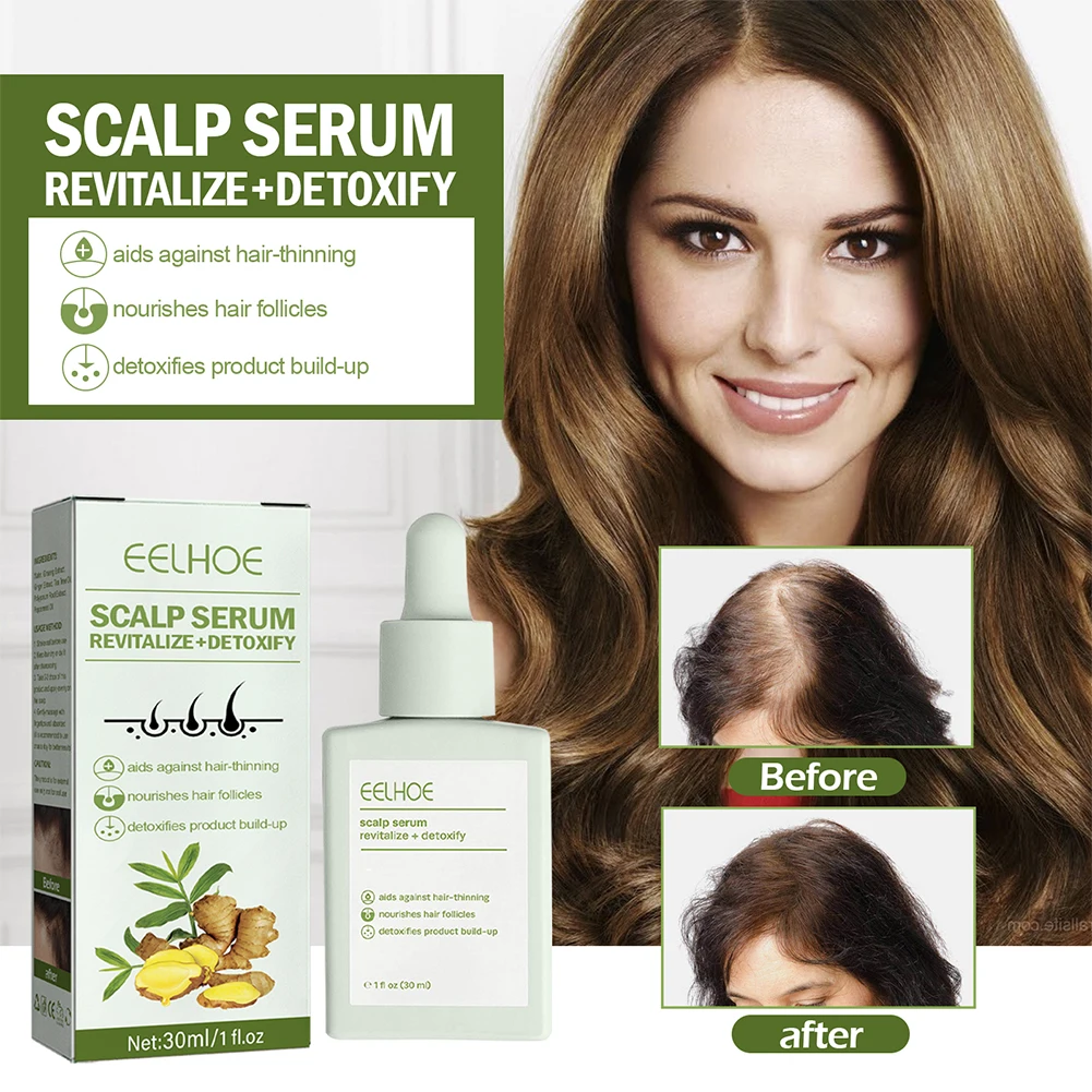 30ml Hair Nutrient Solution Moisturizing Ginger Hair Protection Essence