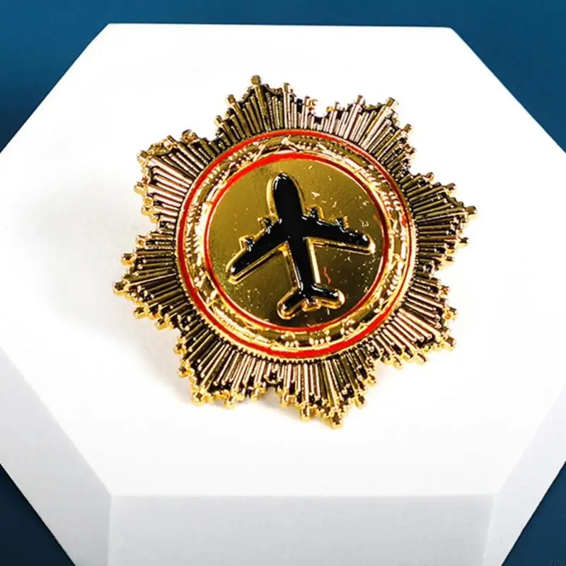 77 Die Luftfahrt Flügel Captain Chest Badge Airman Uniform Hemd Revers Pin – Detail 8