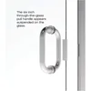 Infinity 27- 28 in Width, Semi-Frameless Clear Glass, Brushed Nickel Finish 6