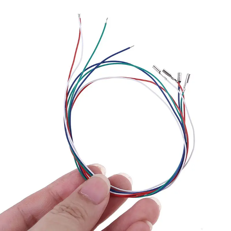 3/4PCS Universal Cartridge Phono Cable Leads Header Wires for Turntable Phono Headshell Replacement Durable Accessories phono cable