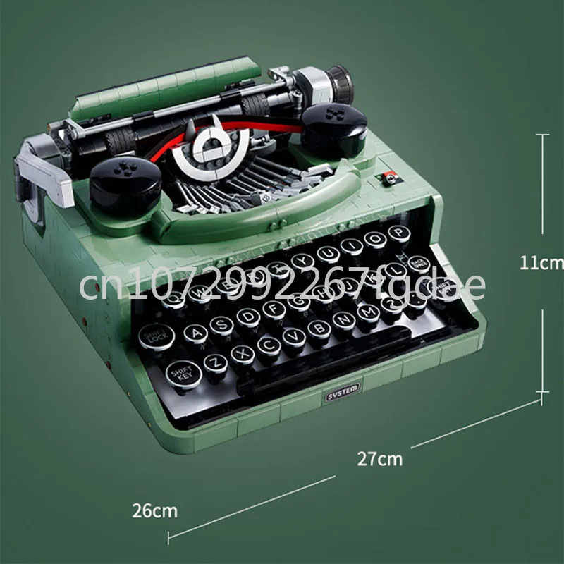

66886 идеи, 2079 + шт./комплект, совместимые строительные блоки Legoing модель пишущей машинки, кирпичи для детей, рождественские подарки