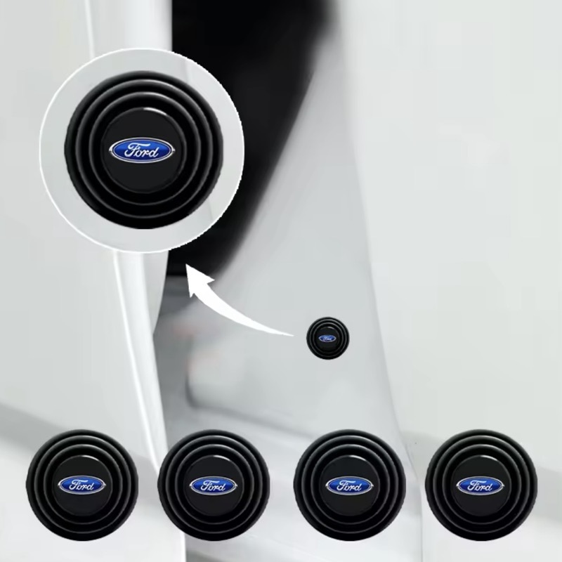 4Pcs Car Door trunk Soundproof Shockproof Buffer Cushion Pad Fit For Ford Focus mk2 mk3 Fiesta mk7 Ranger Mondeo mk4 S-MAX Kuga