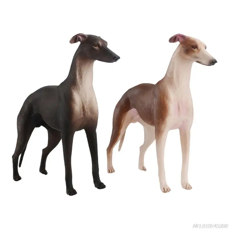 Large Greyhound Unfinished Resin 3D Sticker