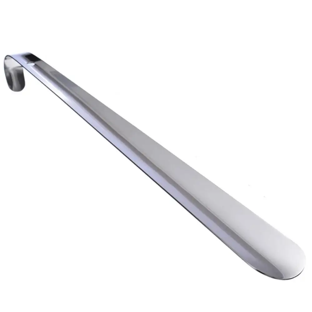 1pcs Portable Home Supply Stainless Steel Shoes Lifter Shoespooner Durable Tool Wearing Long Handle Pull Professional Shoehorns 3