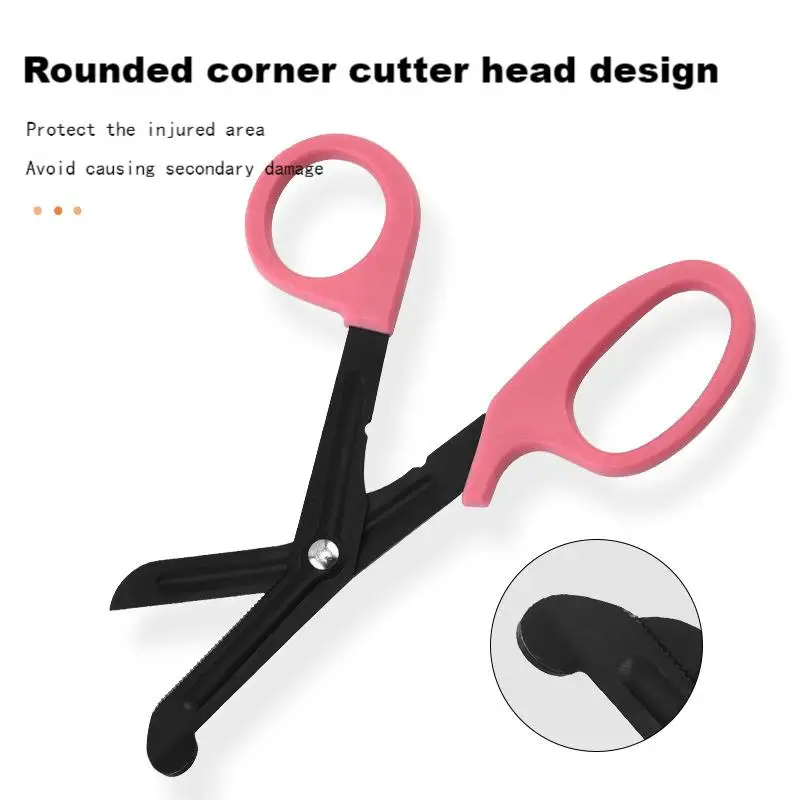 First Aid Scissors 1pcs Survive Paramedic Medical Rescue Scissor Trauma Gauze IFAK Emergency First Aid Shear Outdoor Nurse Utility Camp Hike first aid scissors surgical scissors emergency shears