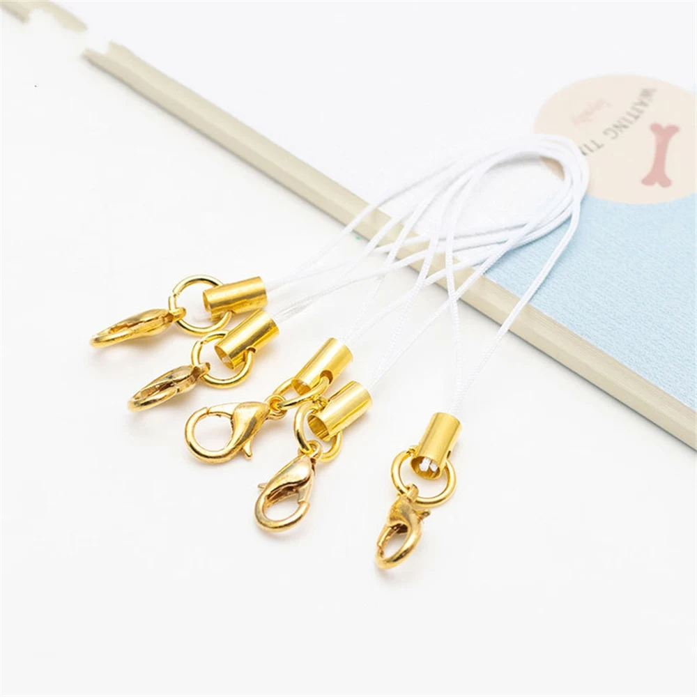 Lanyard Strap Cords with Lobster Clasp for DIY Jewelry and Keychain Accessories - Set of 50/100 Pieces
