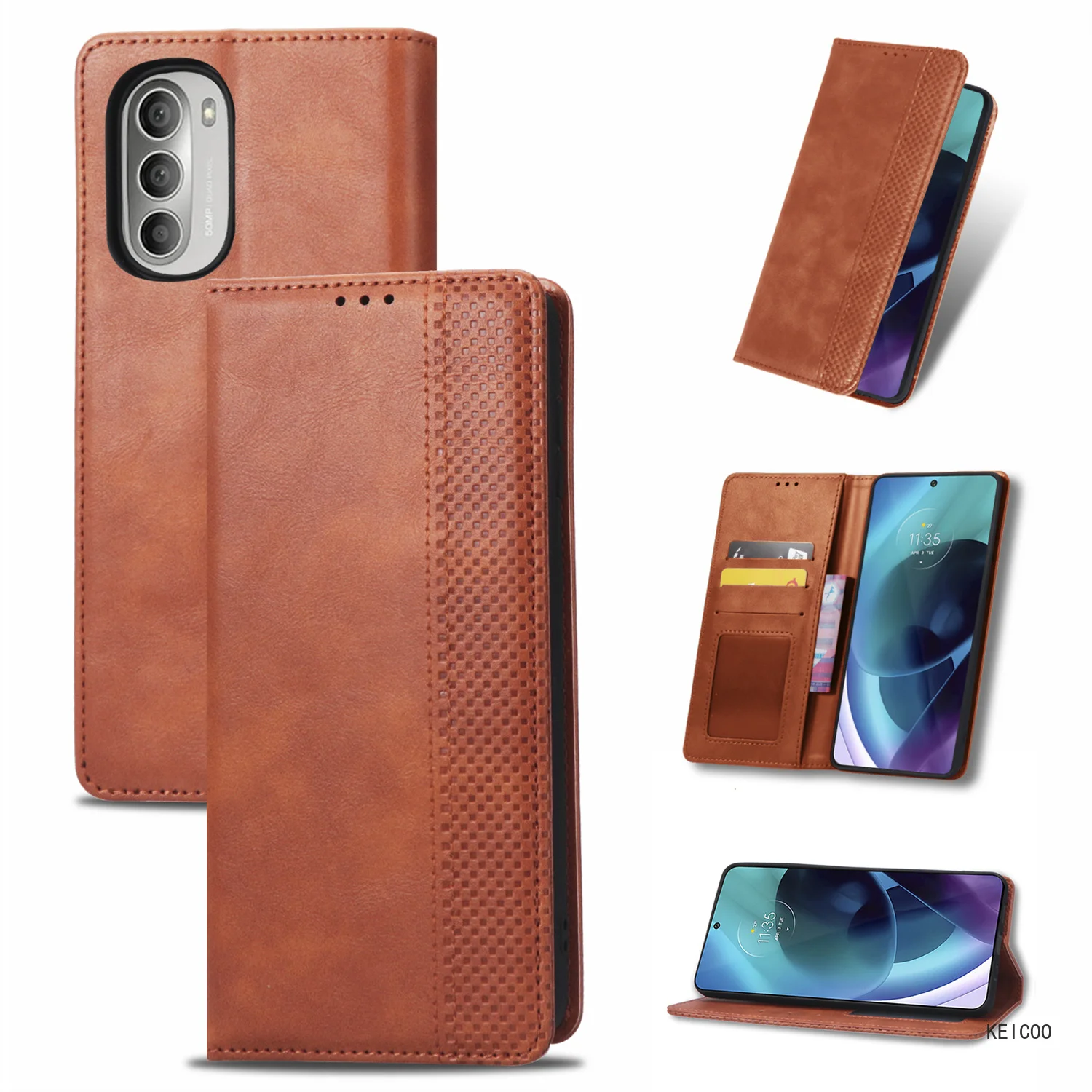 Capa de Couro para Motorola Moto G52j ii G52j G62 G72 G42 G32 g 52j 72 42 32 62 5g Xt22551 Xt2221-1