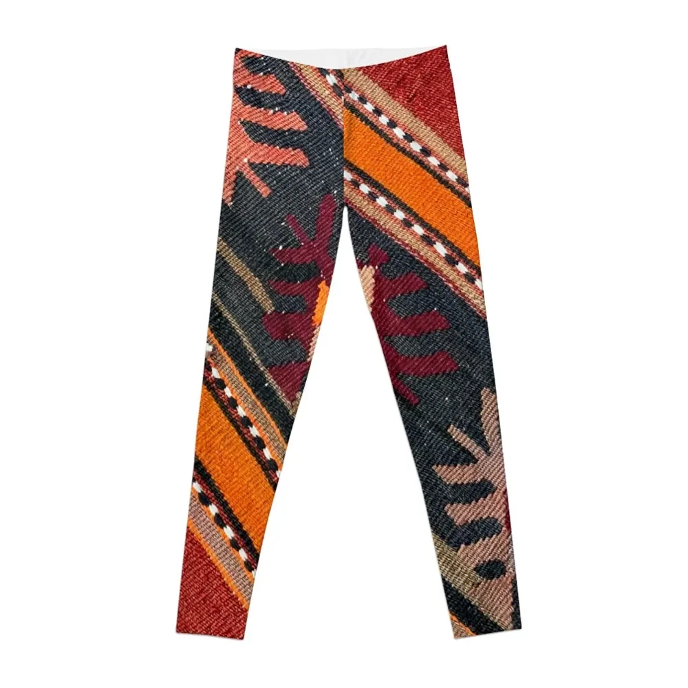 

Decorative Kilim, Navaho Weave, Woven Textile Leggings sports for Women's pants Womens Leggings