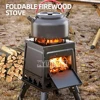 Portable Camping Carbon Burner Wood Stove  Outdoor Barbecue Stove Grill for Camping Accessorie 1