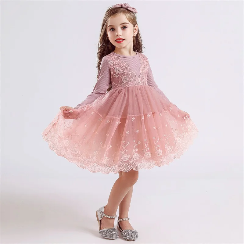 Children Princess Dress Girl Star Tulle Sling Gown Summer Girls Dress Cute Girl Embroidery Birthday Wedding Party 3-8Yrs girls dress princess costume