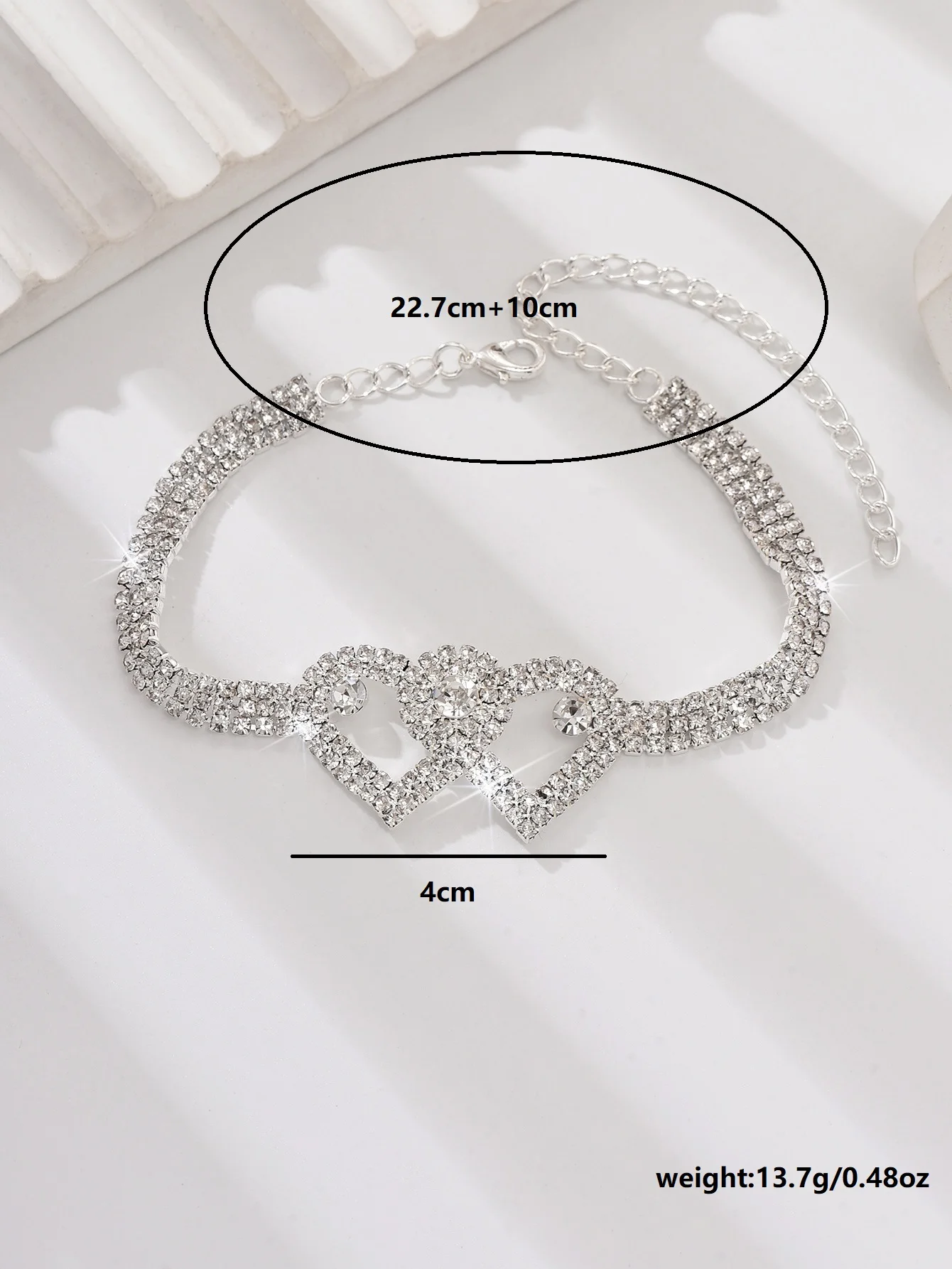 Ankle Chains Fashion Accessories 1 Women's Trendy Claw Chain Series Double Peach Heart Feet Chain Outdoor Tourism Beach Banquet Party Festival Gift