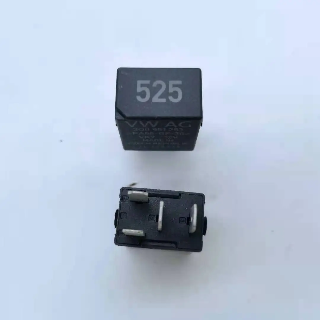 Relais 525 3Q0 951 253 4 Enfichable - Pièce Auto électronique - Remplacement Direct