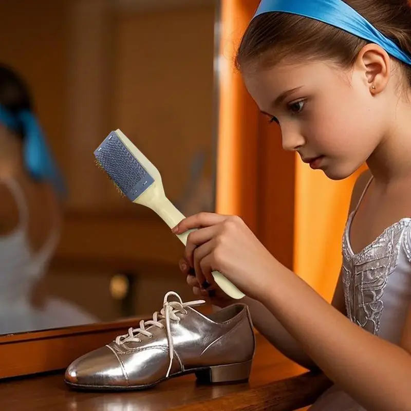 Dance Shoes Brush Portable Ballroom Wash Scrubber Shoe Sole Scrubber Brush For Modern Latin Footwear Cleaning home Tools 2