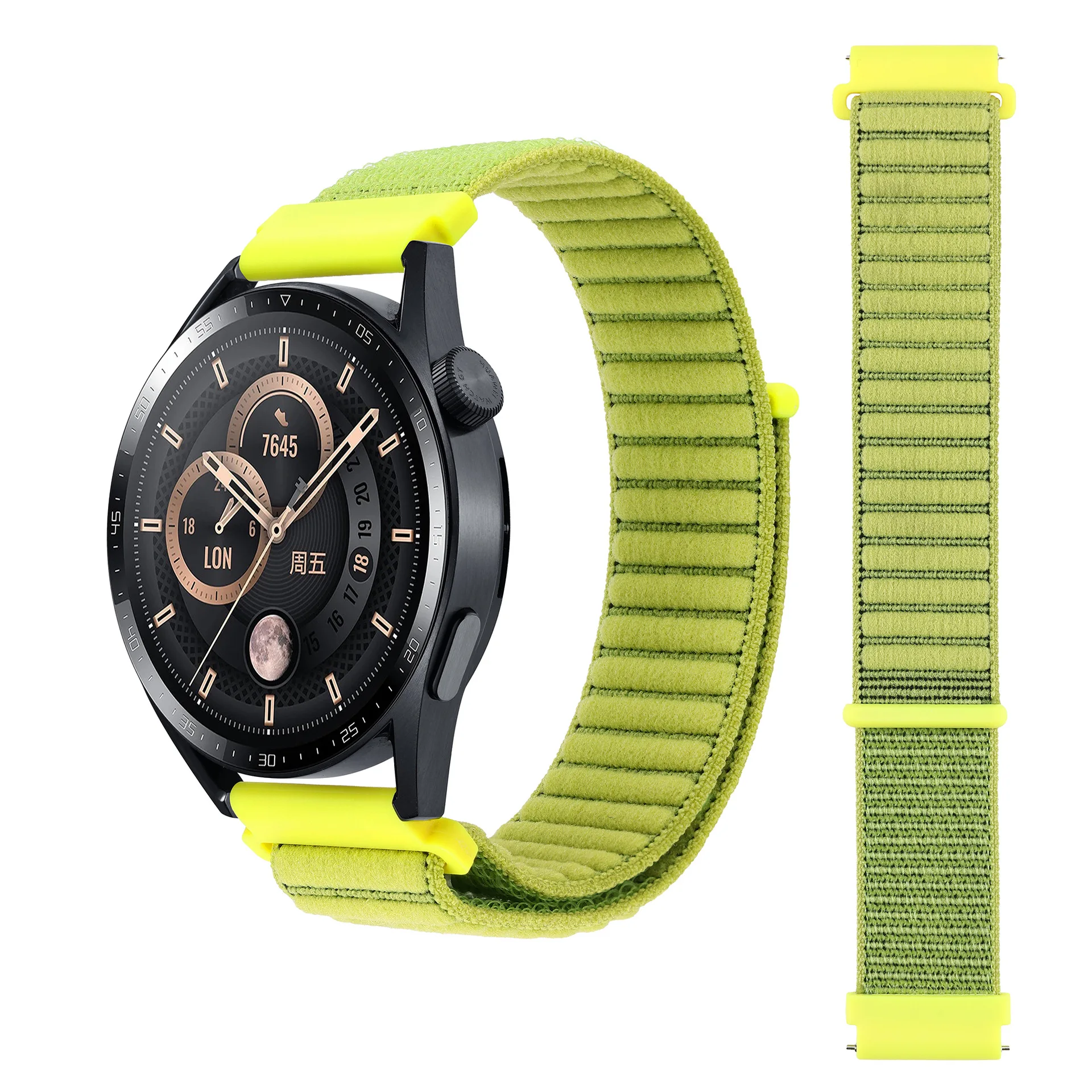 Enhanced Velcro Breathable Unisex Nylon Watch Strap
