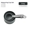 4pcs gray cup