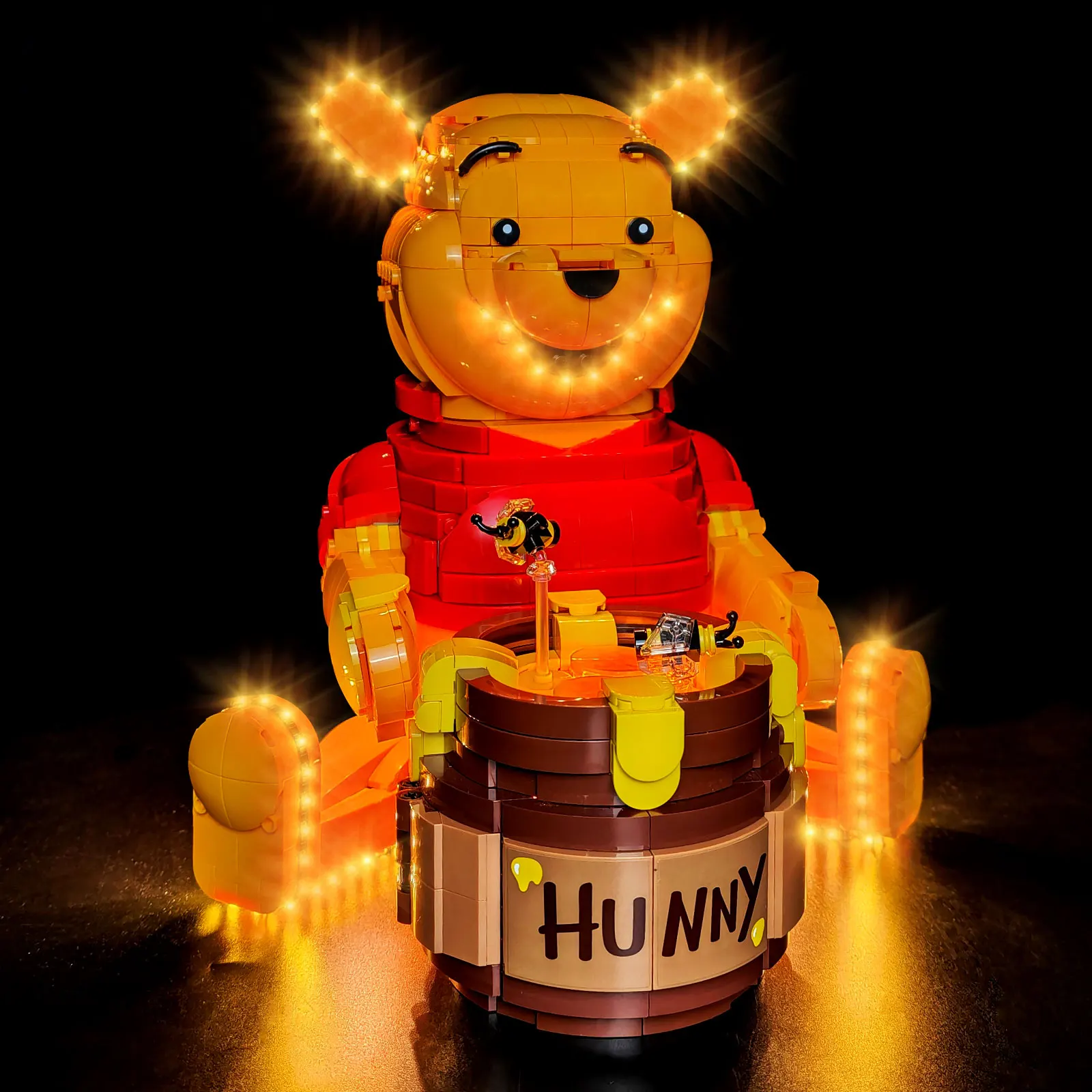 LYBMTWF LED 조명 키트는 레고 43300 위니 푸우 빌딩 블록과 호환됩..