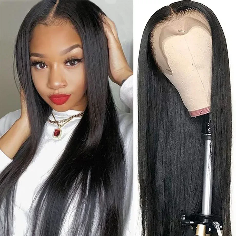 

13x6 HD Lace Closure Wigs Straight 360 HD Lace Front Wig 13x4 HD Transparent Brazilian 200% Remy Human Hair Wigs For Black Women
