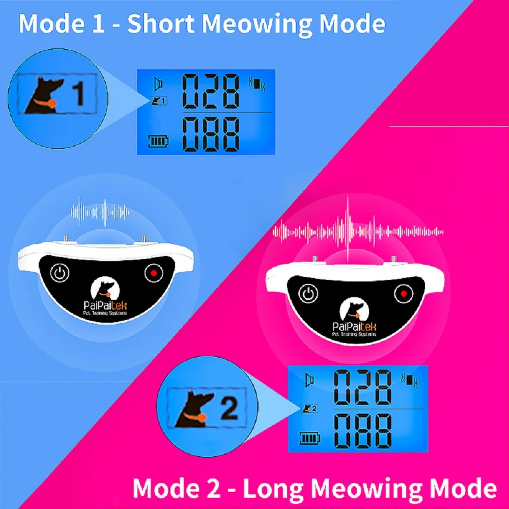 Cat Training Collar With Remote For Cat Shock Anti-Meow