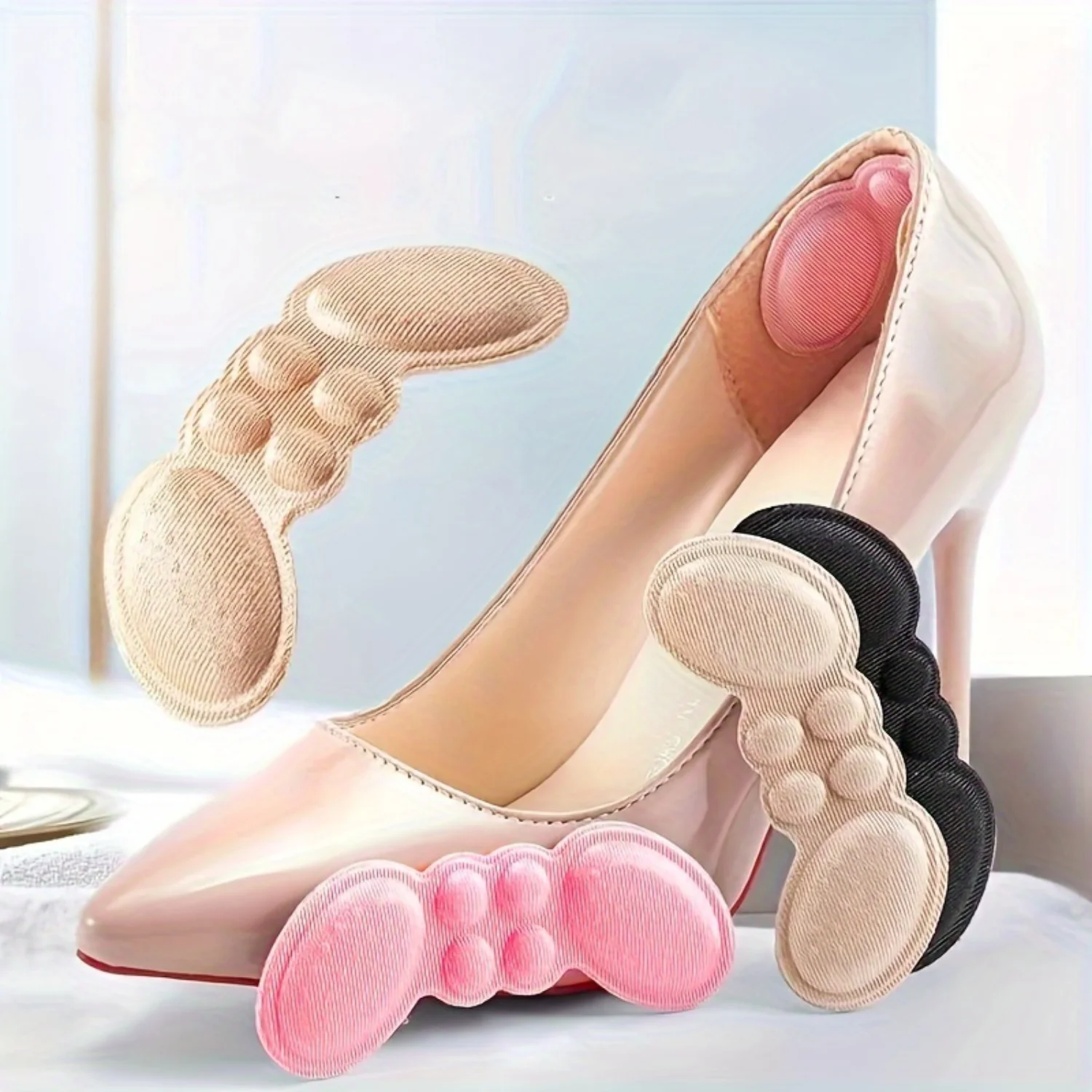 12pcs Heel Pads for Shoes Too Big Shoe Inserts Heel Grips Protectors Blisters Pain Make Shoes Fit Tight