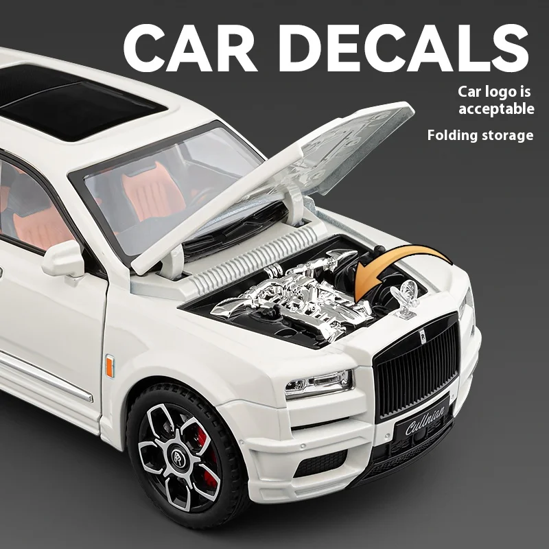 New 1:18 Rolls Royce RR Cullinan Alloy Diecast Model Car New 1:18 Rolls Royce RR Cullinan Alloy Diecast Model Car