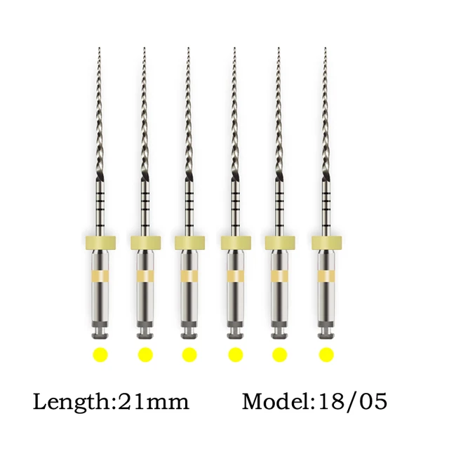 Enhanced Dental Endodontic NiTi File System for Effective Treatment - 6 Pieces/Box