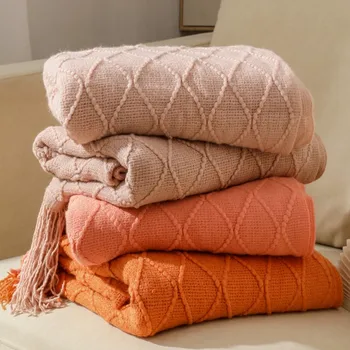 Luxury Fluffy Knitted Blanket 1