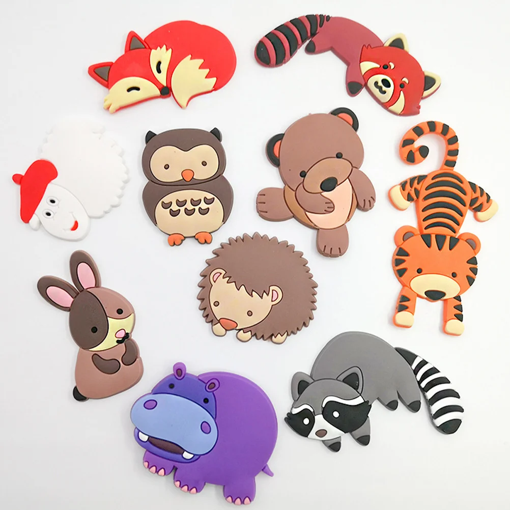 

Fridge Magnet Animal Shape Magnetic Fridge Cute Decoration Refrigerator Magnet Adorable Locker Magnet Fridge Decor