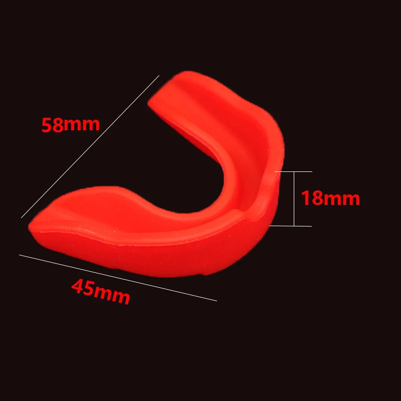 Silicone Tooth Protector Mouth Guard for Rugby Karate Bruxism Grinding Whitening Boxing