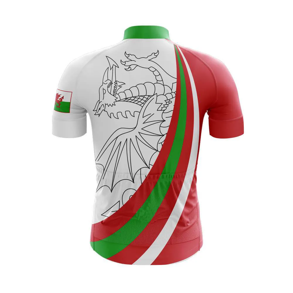 Description Picture 6 of itemWelsh Men Short Sleeve Cycling Jersey Summer Breathable Quick-Drying Mountain Highway BIke Clothing Can Customized MTB Cymru