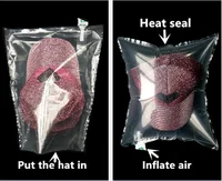 Bottom Opened Inflated Bag 20pcs Inflatable Air Buffer Plastic Packaging Pouches, Shipping Cushioning Anti-Pressure Filling Pack 2