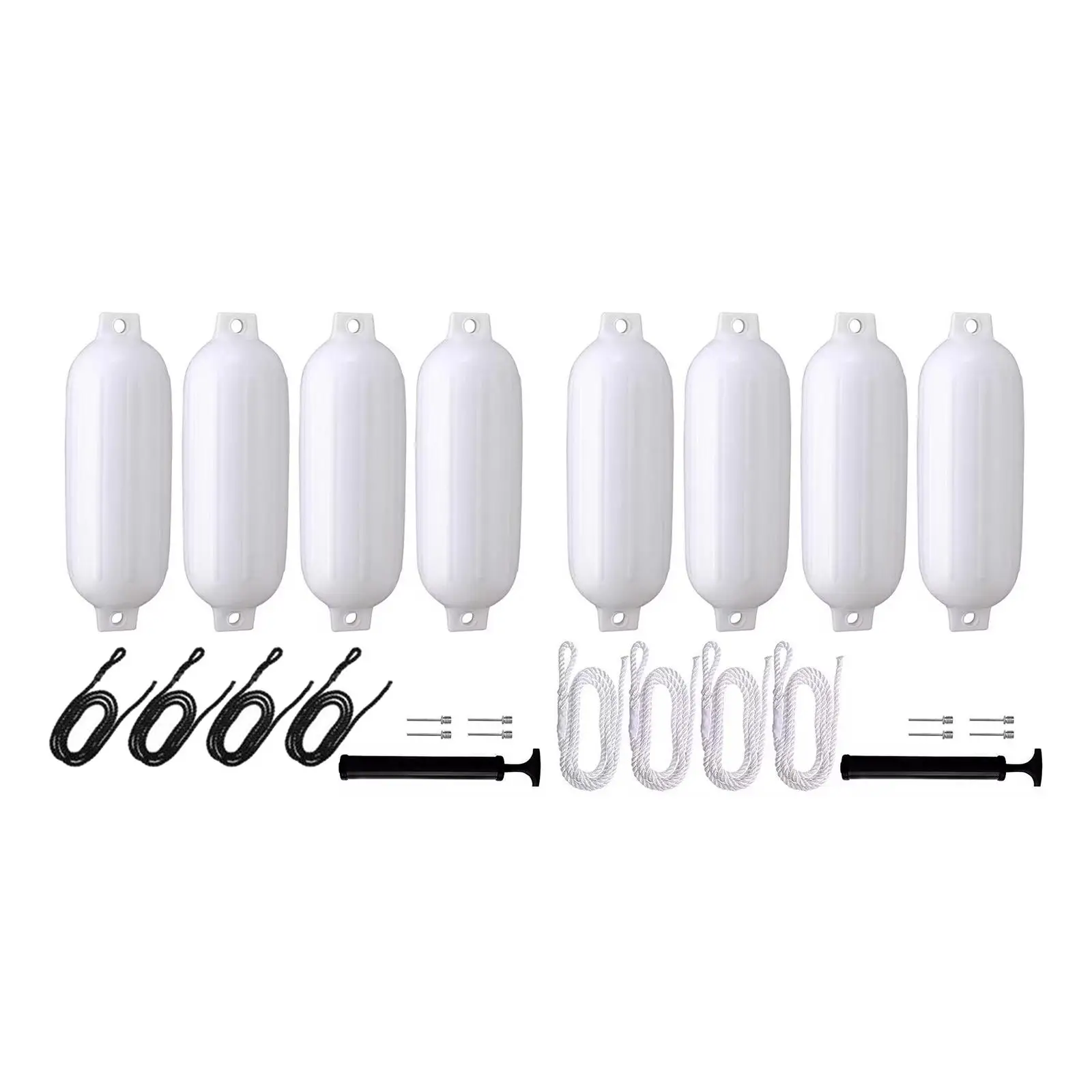 

4 Pieces Boat Fenders Bumpers for Protection Fishing Boats Marine Buoys