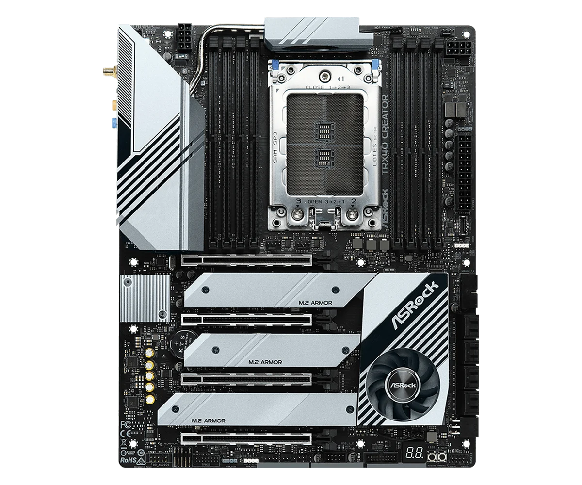 PCI-E sTRX4 TRX40 M.2 SATAIII 3990X 8 ASRock 256GB DDR4 TRX40 OC cpu 크리에이터  AMD 3970X ATX DDR - G마켓 모바일