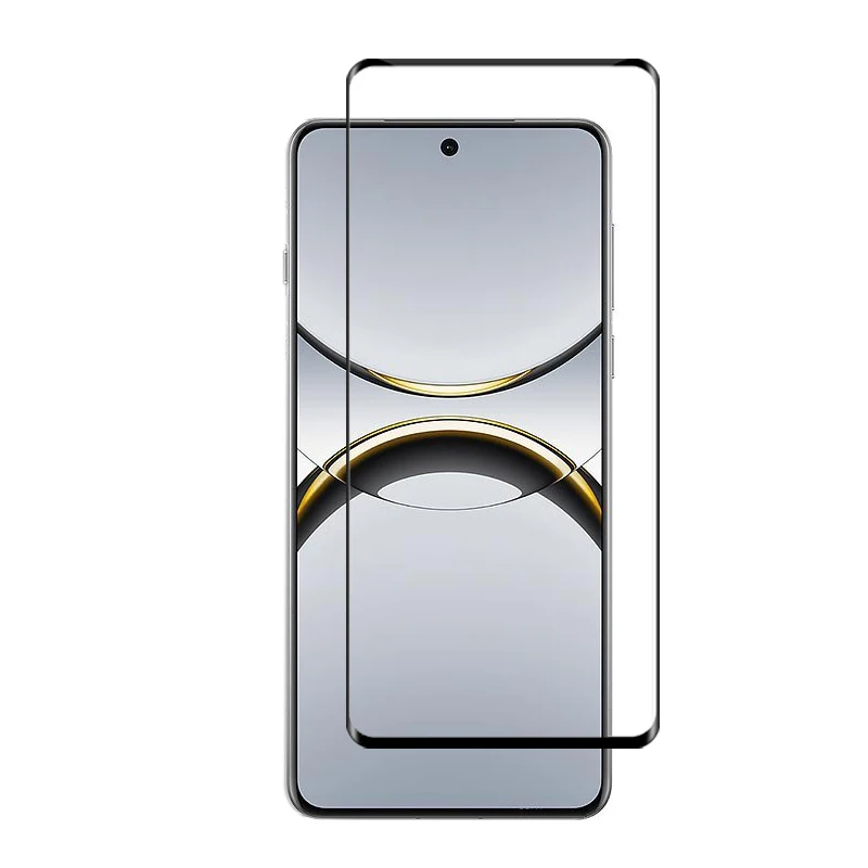 Premium Full Cover Tempered Glass Screen Protector with HD Clarity and Lens Film