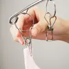 10Pegs Stainless Steel Clothes Drying Hanger Windproof Clothing Rack Clips Sock Laundry Airer Hanger Underwear Socks Holder 5