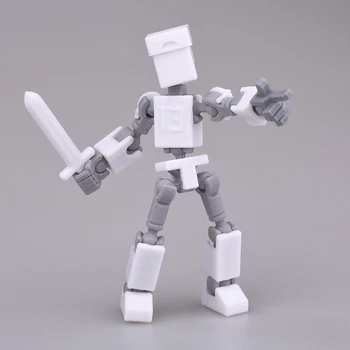 다관절 이동식 모양 변경 로봇, 3D 인쇄 마네킹, Mini13 캐릭터 피규어 장난감, 어린이 성인 부모-자녀 게임 선물