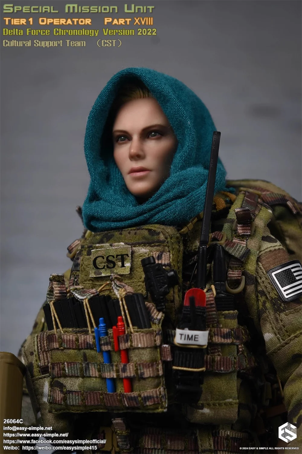 1/6フィギュアSpecialMissionUnit Easysimple Easy & Simple (26030C) 1/6 Scale Special Mission Unit Part X