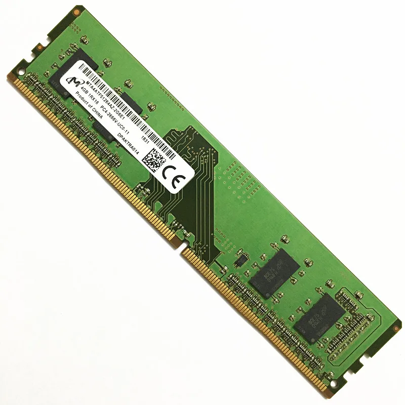 Micron DDR4 2666V 4GB × 8枚 Micron DDR4 4GB 2666MHz Desktop Memory RAMs DDR4 4GB 1Rx16 PC4