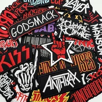 25pcs Band Embroidered Patches Set – Iron-On Music Rock Stripes for Jackets, Clothing, DIY Crafts & Sewing Decorations - Image 6
