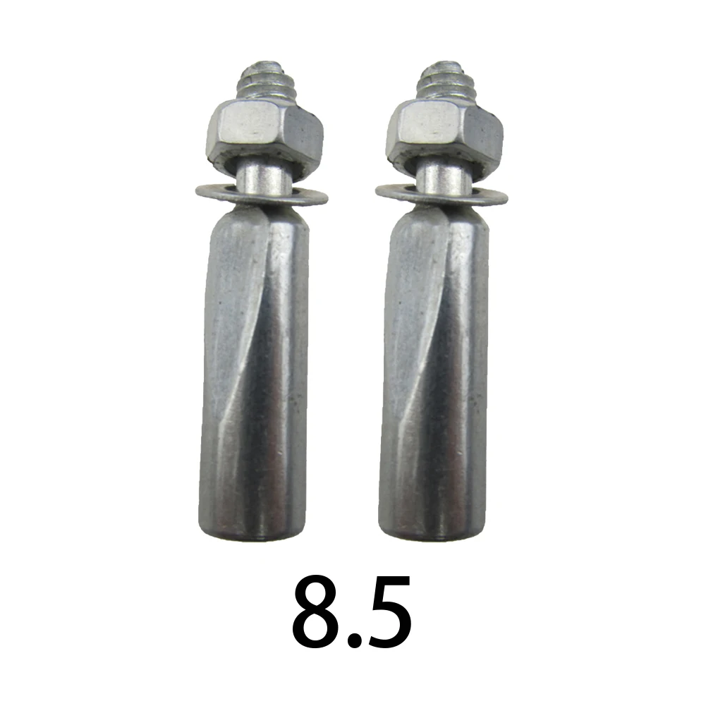 

2 Pcs Bicycle Crank Wedges 8.5/9.0mm Bottom Bracket Wedge Short Steel Chain Plate Pins With Nuts Washers Bicycle Components Part
