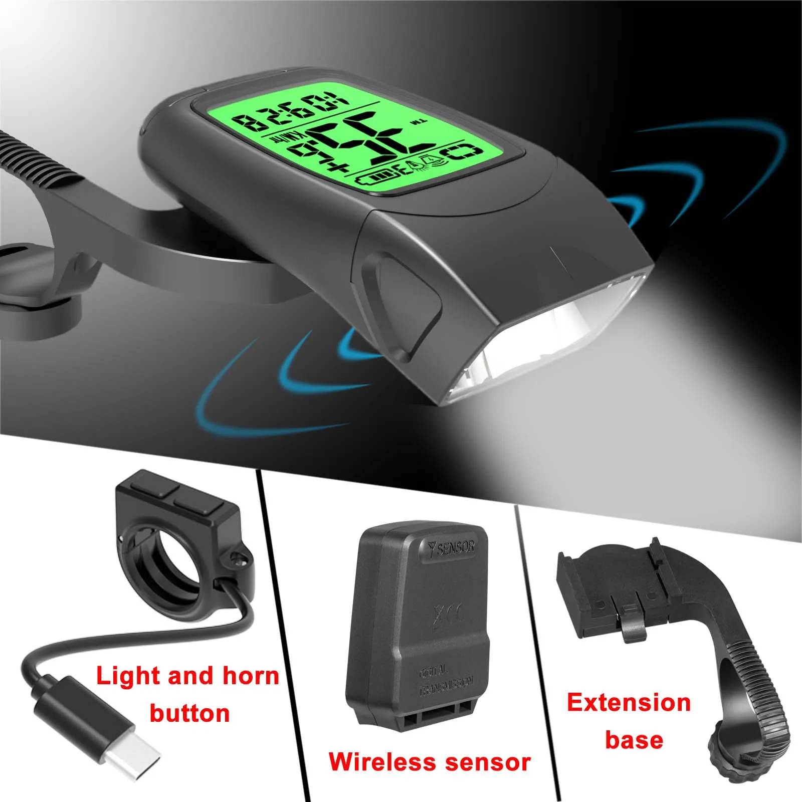 Bicycle Accessories Light Bicycle Usb Flashlight Bicycle Led