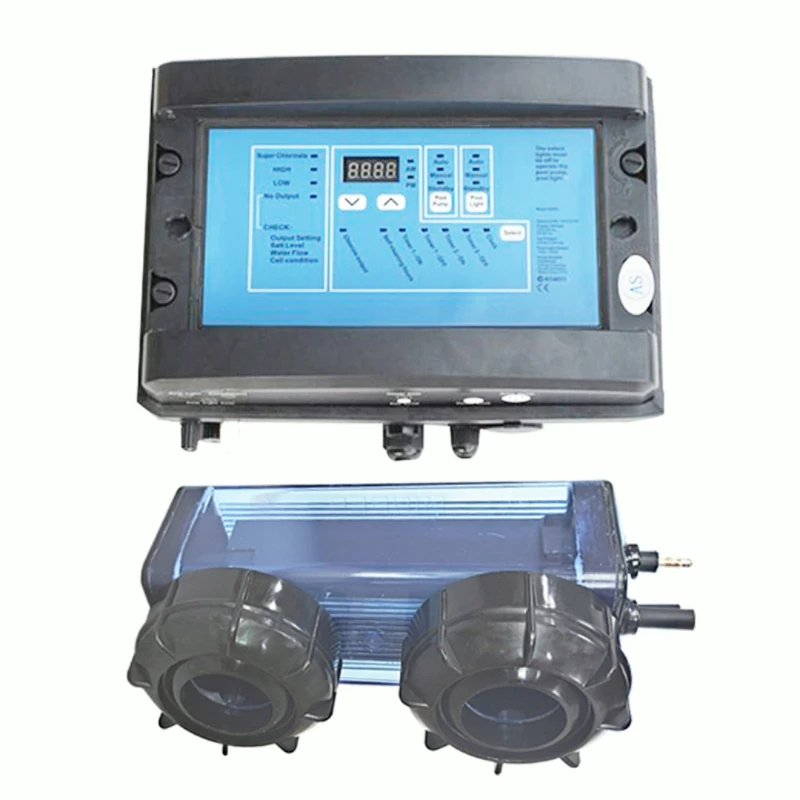 

Factory delivery 2-in-1 swimming pool Professional Salt water Chlorinator self cleaning salt cell timer