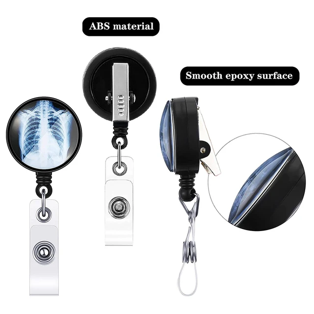 ID Avenue male Nurse Retractable ID Badge Reel