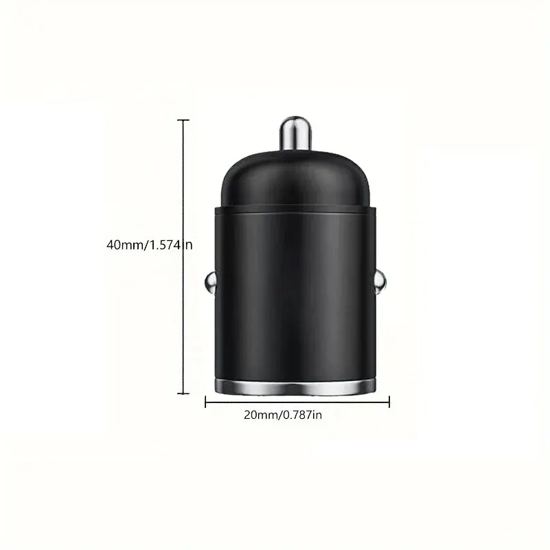 Car Charger PD + USB Fast Mini Hidden