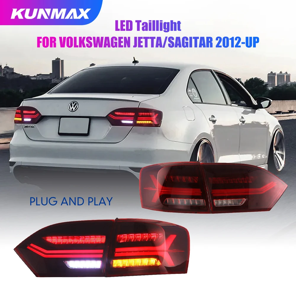 

Car Tail Light Assembly For VW Jetta MK6 Sagitar 2012-2014 Brake Light With Turning Signal Light Car led Tail light